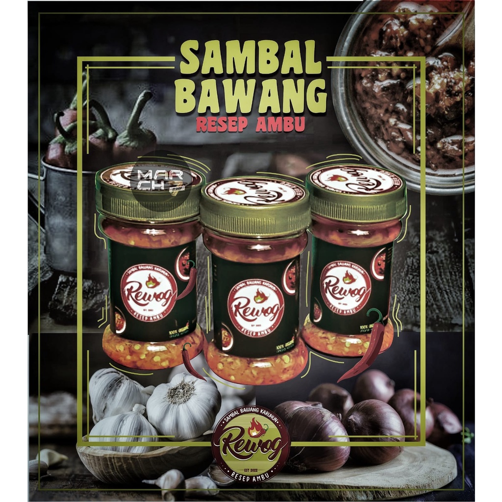 

SAMBAL BAWANG REWOG resep warisan ambu (ibu) isi 135 Gram