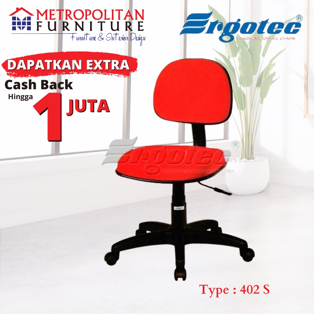 Kursi Kantor Ergotec Bangku Kerja Office Chair 402 S