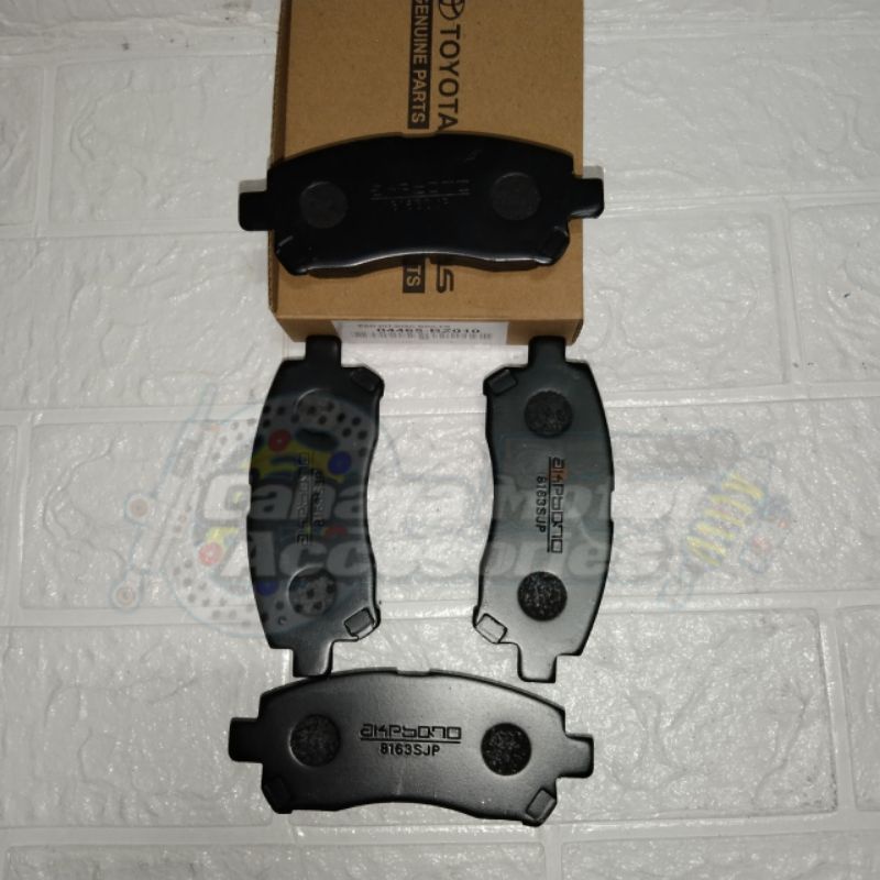 BRAKE PAD FRONT KAMPAS REM DEPAN AVANZA LAMA XENIA AKEBONO ORIGINAL 1SET