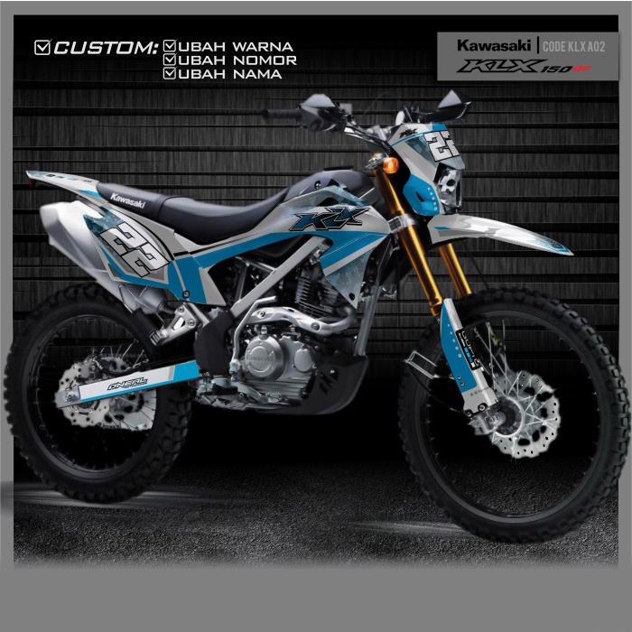 Decal KLX BF 150 - Premium Sticker Decals KLX-BF-150 A02