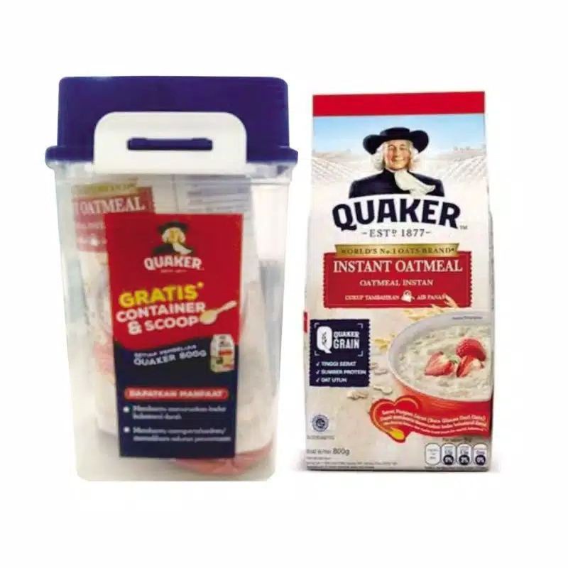 

✨NEW✨ -Quaker Instant 800gr FREE toples PROMO- 1.1.23