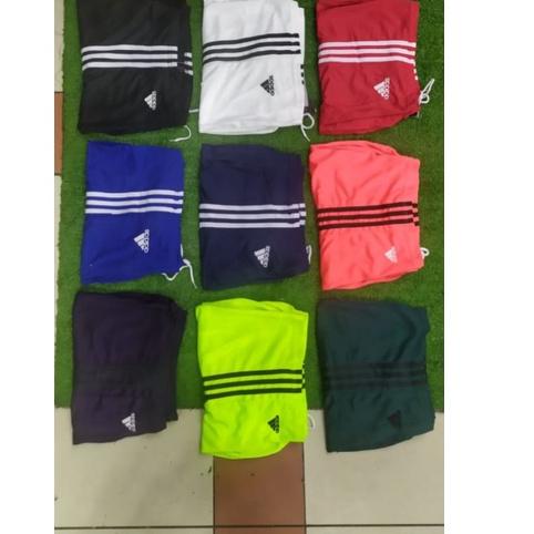 Terbatas Celana Bola ADIDAS grade ori official import hitam putih biru merah navy hijau ungu army or