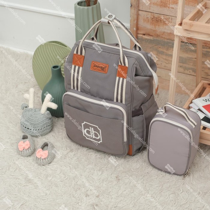 Diaper Bag Dialogue Baby Tas Ransel + Cooler Bag Classy Series Dgt7412