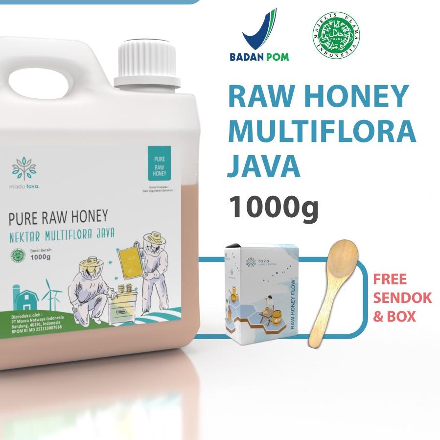 

STAR BRANDS Madu Murni Asli 1kg Tava Grade A Nektar Multiflora Java 100% Alami Pure Natural Raw Honey buruan