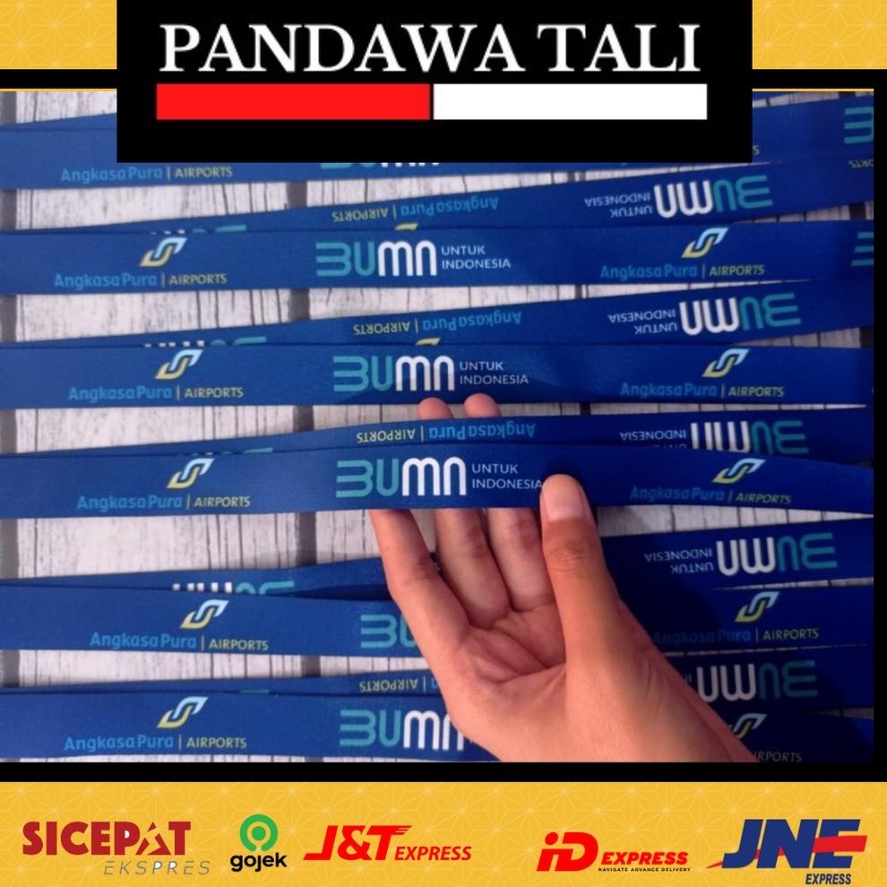 

G89 Lanyard BUMN Angkasa Pura /ADA LOGO BUMN / Lanyard Printing Pandawa Tali Surabaya HOT SALE ヌ