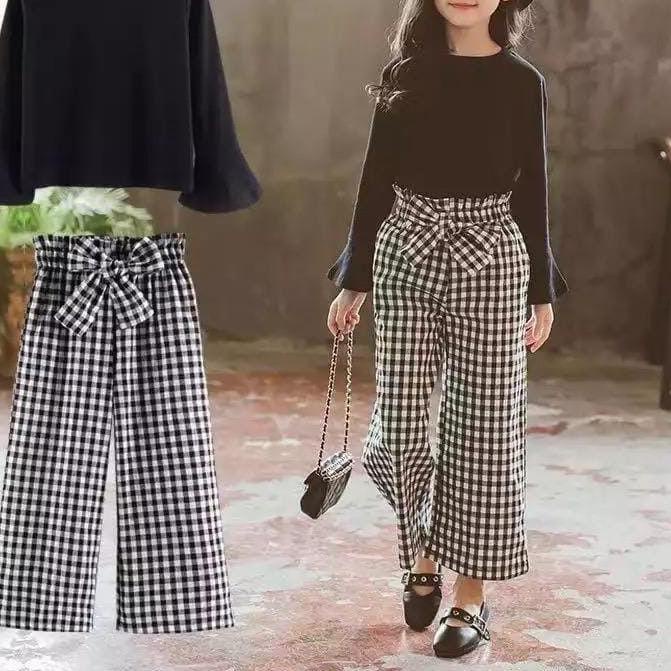 ➽ Setelan Anak Perempuan/Setelan Katun/Setelan kotak Anak ✻