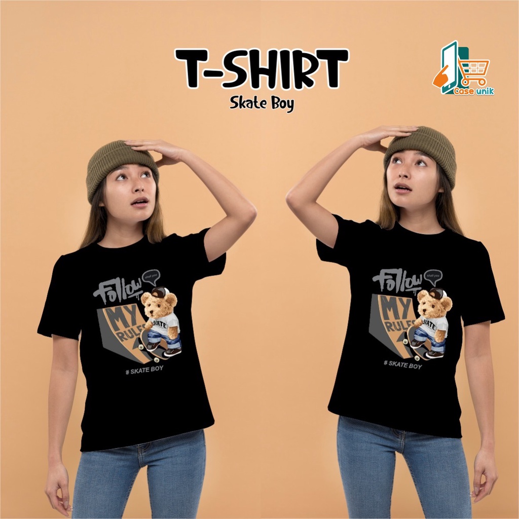 BAJU KAOS SHIRT PRIA WANITA UNISEX STREETWEAR KAOS SURFING PAKAIAN ATASAN CEWEK COWOK TSHIRT CS4811