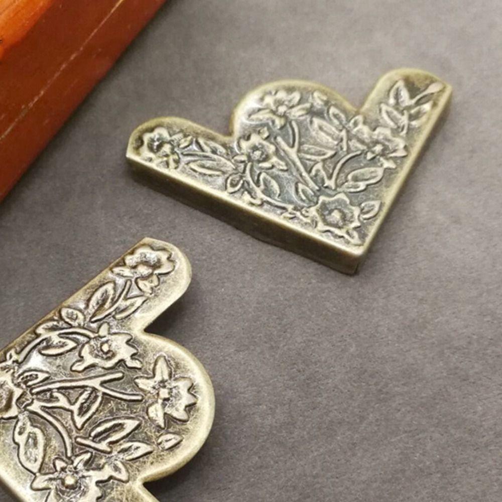 Lanfy Furniture Sudut Antik Hias Vintage Box Pelindung Box Sudut Pojok Hias Pelindung Meja Pinggiran Bracket Sudut Protector