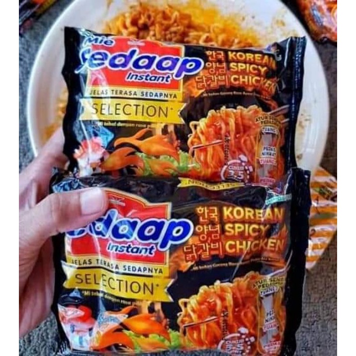 

Mie sedap Korean spicy chiken & spicy soup