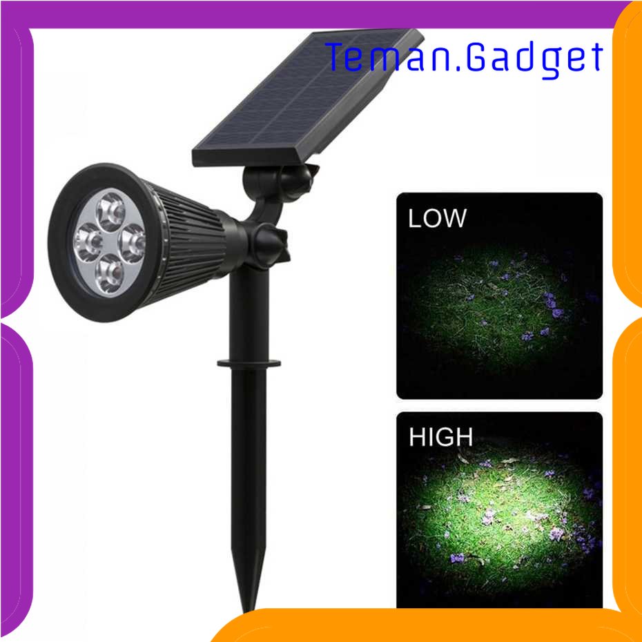 TG - LMP Hyelaer Lampu Taman Hias Tancap Solar Panel Waterproof Cool White 4LED - TS-G0102