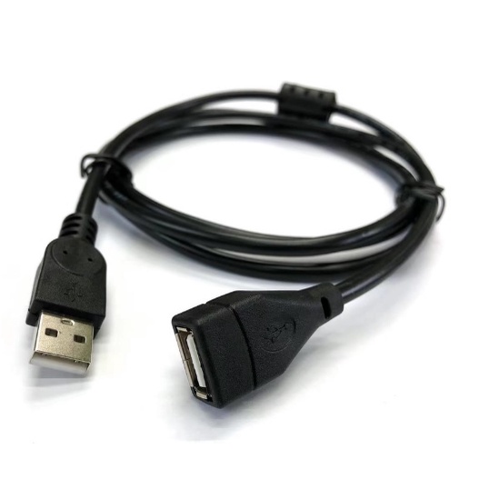 KABEL USB MALE FEMALE 1.5M , 3 M , 5 M WARNA HITAM / PERPANJANGAN USB / USB EXTENDER