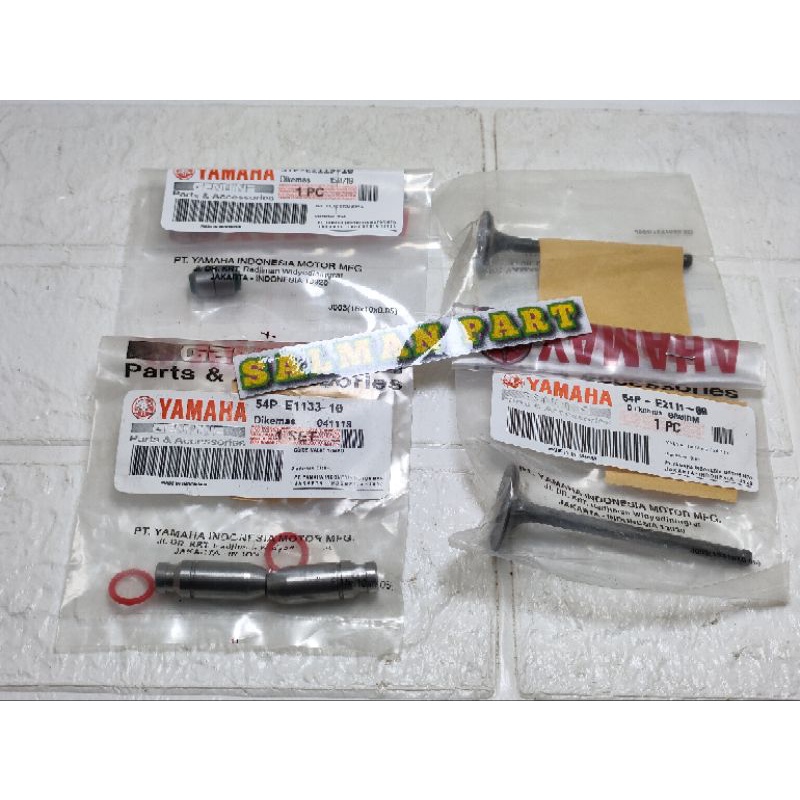 Klep Set+Botol Klep+Seal Klep Yamaha Mio j Mio GT Soul GT X-Ride Tipe 115cc 54P