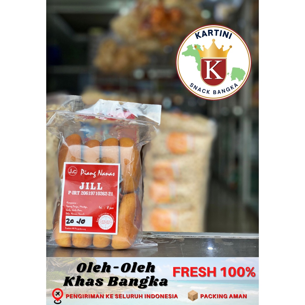 

Kue Piang Nanas / Pia Nanas / Bonglipiang Jill 8 Keping Khas Bangka