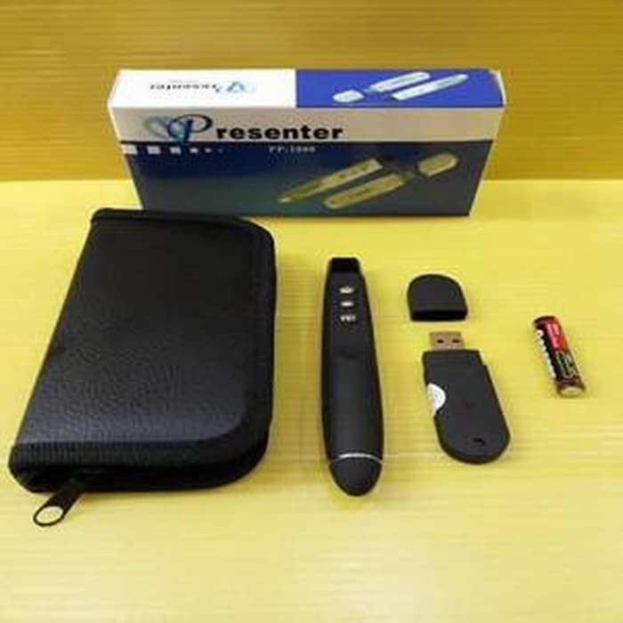 

[[JNT COD]] Wireless Presenter Laser Pointer PP-1000 - Hitam