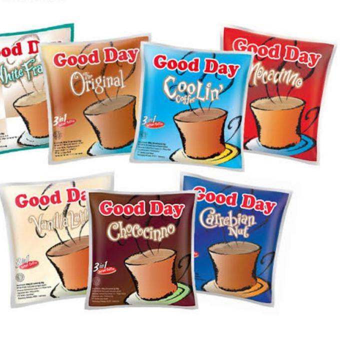 

❅ good day 1pak isi 50 sachet ♟