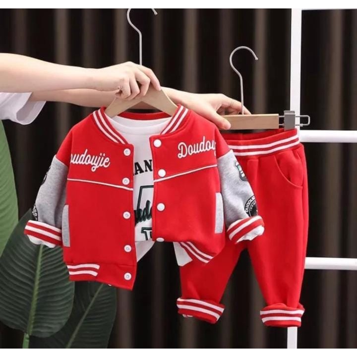 PROMO BAJU ANAK/SETELAN 3IN1 TERBARU/SETELAN ANAK COWOK DAN CEWEK 1-5 TAHUN