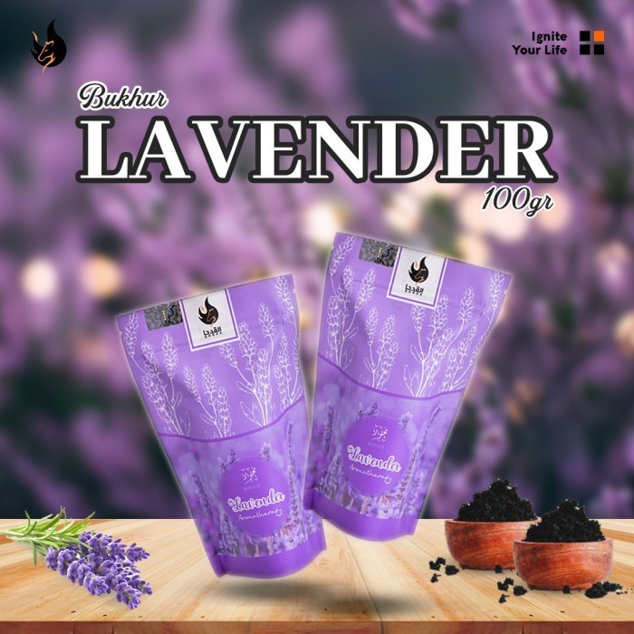 Bukhur Buhur Dupa Serbuk QODHA 100gr 100 Gram Aroma LAVENDER