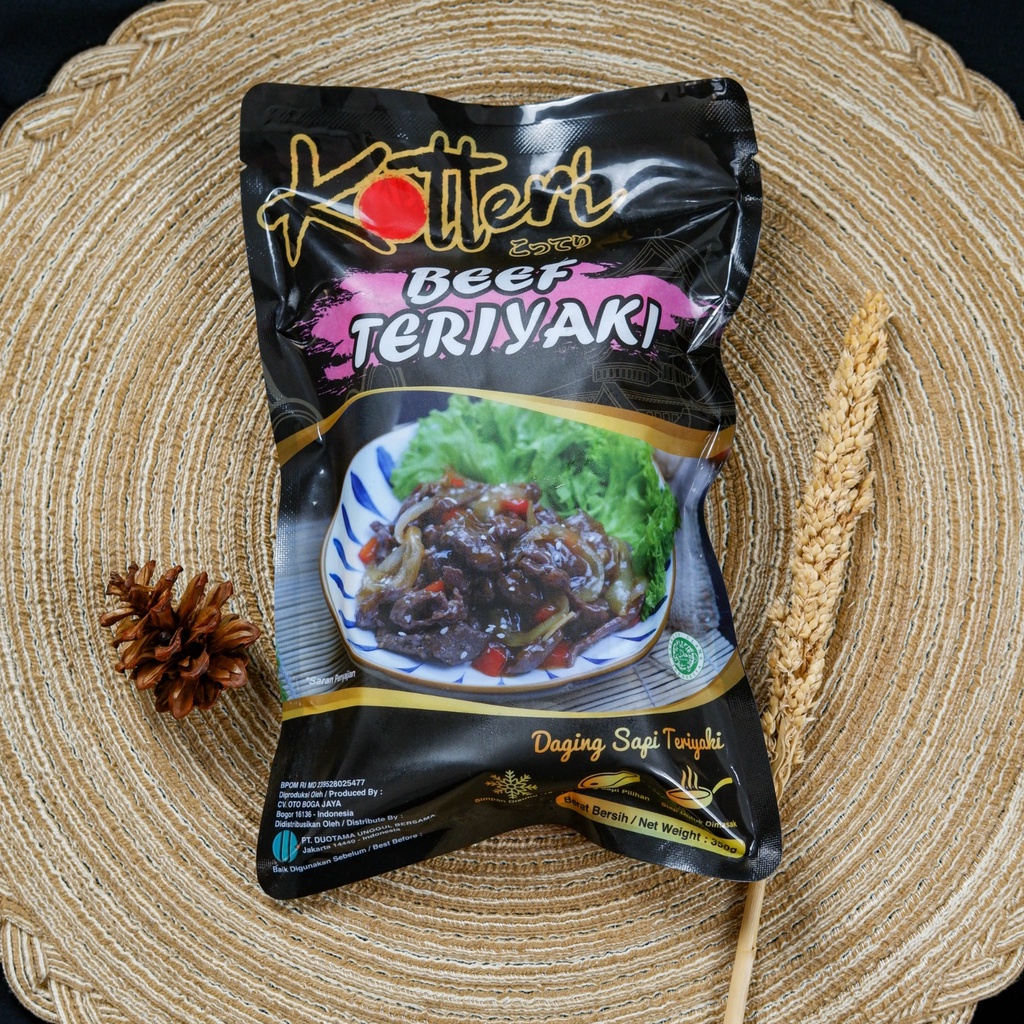 

DAGING SAPI SLICED / BEEF TERIYAKI (real meat) KOTTERI @ 1 PACK (isi 350 gram)