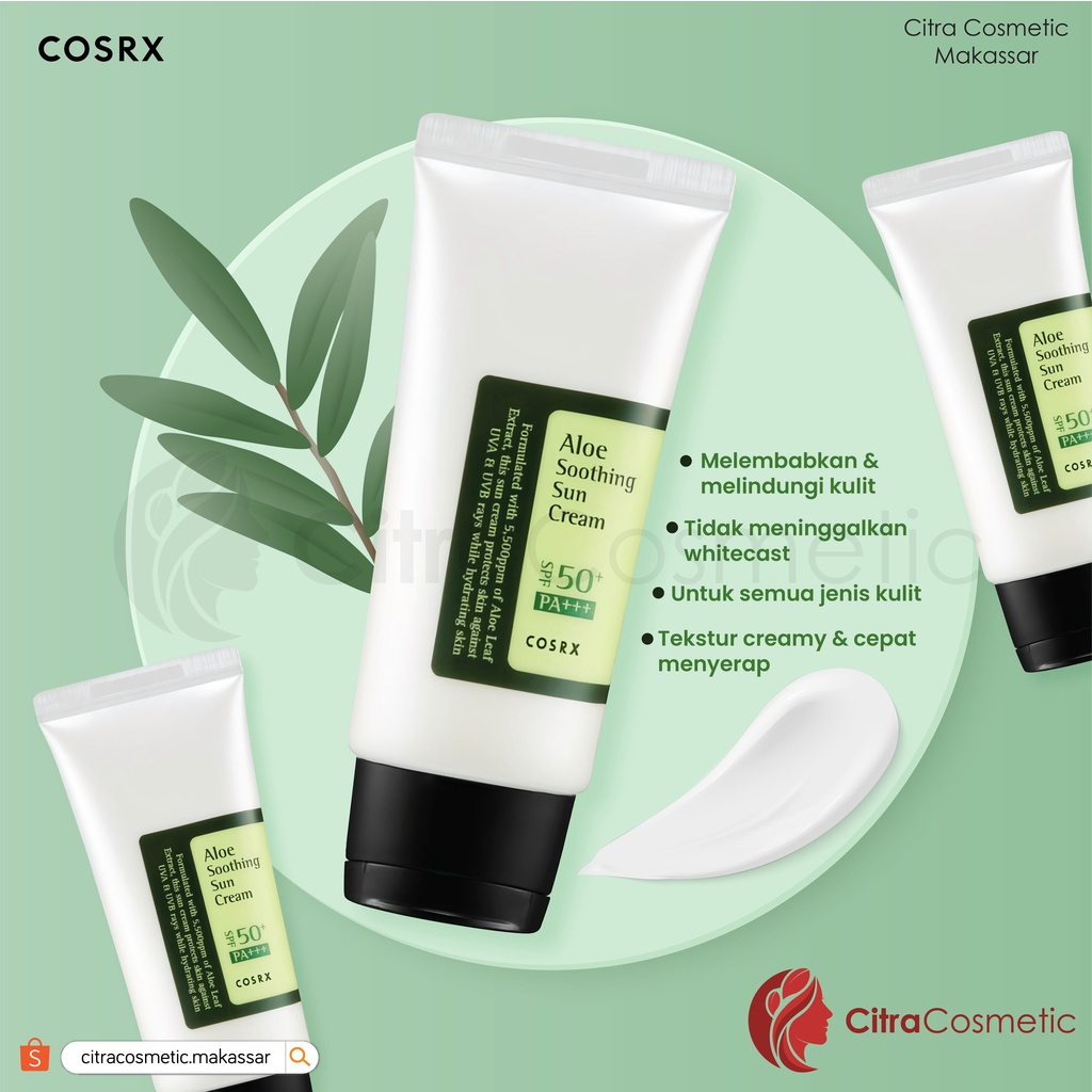 Cosrx Aloe Soothing Sun Cream SPF 50+ PA+++