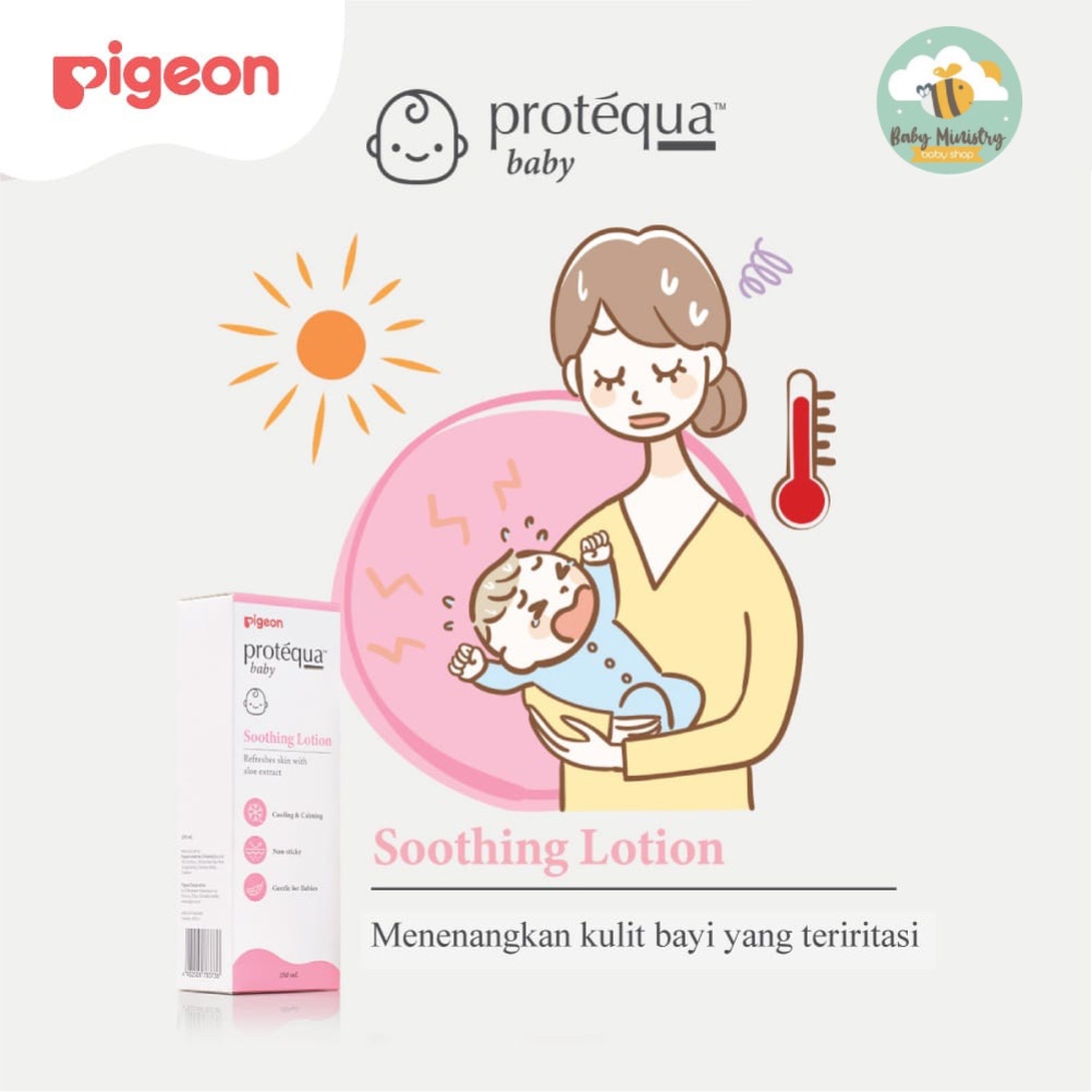 (NEW) PIGEON PROTEQUA BABY SOOTHING LOTION (180ML) / LOTION BABY / PELEMBAB / SOOTHING LOTION