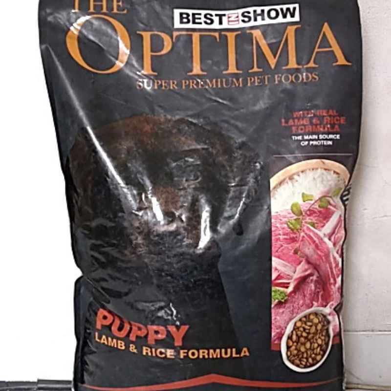 GOJEK Makanan Anjing OPTIMA PUPPY LAMB RICE 18KG/40LB DOG FOOD PREMIUM