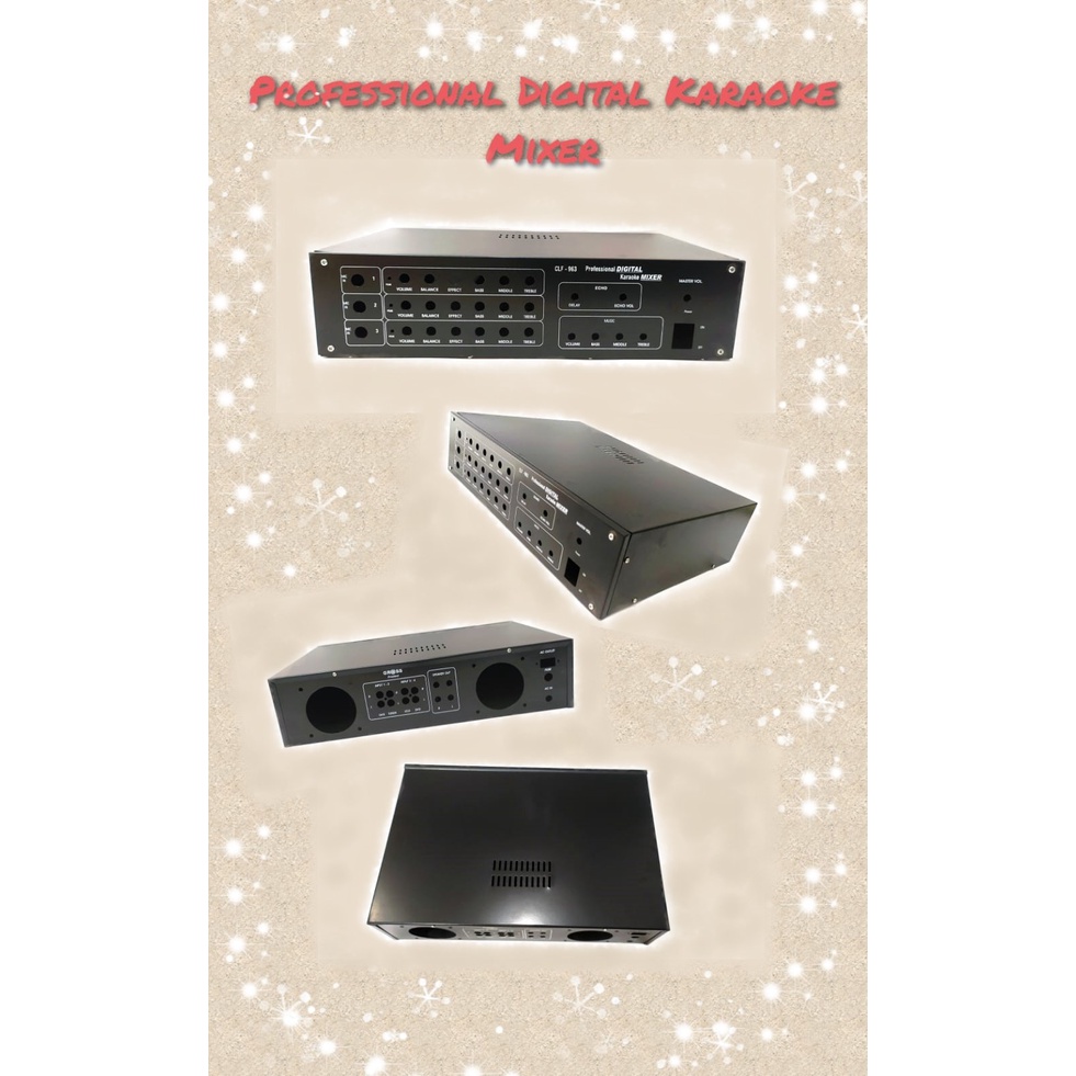 Box Professional Digital Karaoke Mixer CLF963