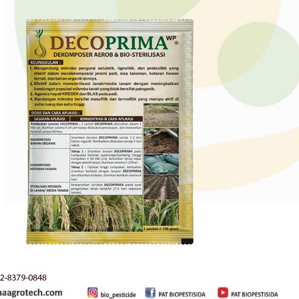 ♛ DECOPRIMA - Bio Decomposer by Prima Agro Tech ➯