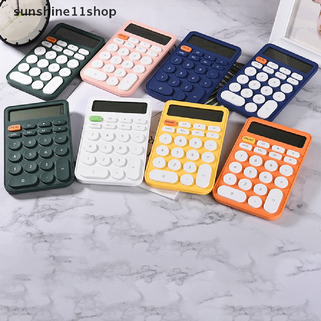 Sho Kalkulator Mini Portable Alat Hitung Siswa Kalkulator Lucu Untuk Rumah Kantor Sekolah Keuangan Accoung Tools Student Calculator N