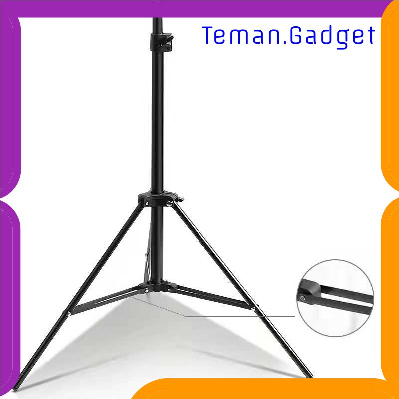 TG - KMR QZSD Portable Tripod Light Stand 1/4 Thread 5 Section 300cm - SN453