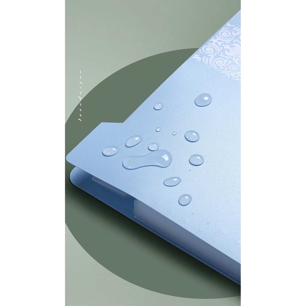 (BISA COD) FTIHSHP XIYU Tas Folder Plastik Kertas A4 Multi Layer Storage 12 Grid - 5060-12