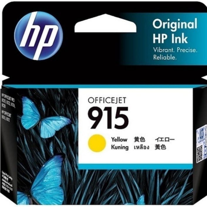 tinta hp 915 yelow original=hp officejet 8010/8020/8030/dll