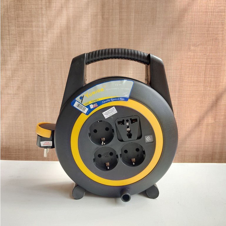 Kabel Roll/ Kabel Gulung/ Cok Sambung YUNIOR LY-117 TURBO 15 Meter