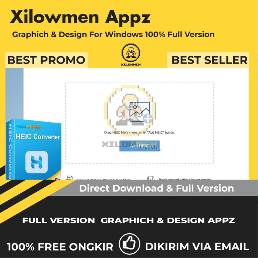 [Full Version] Coolmuster HEIC Converter Pro Design Graphics Lifetime Win OS