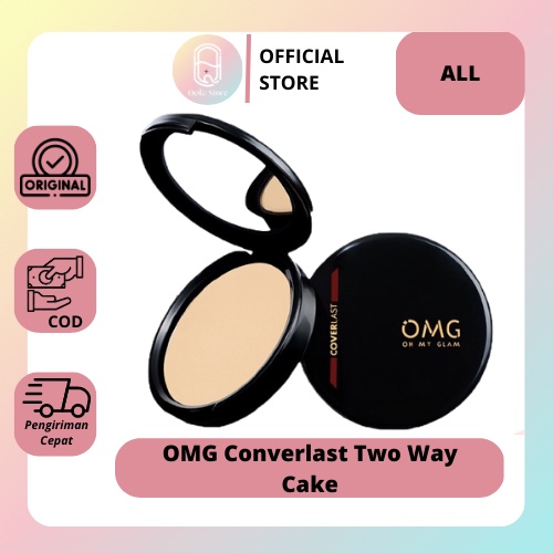 QEILA - OMG Coverlast Two Way Cake 3 Colour | BPOM | Halal