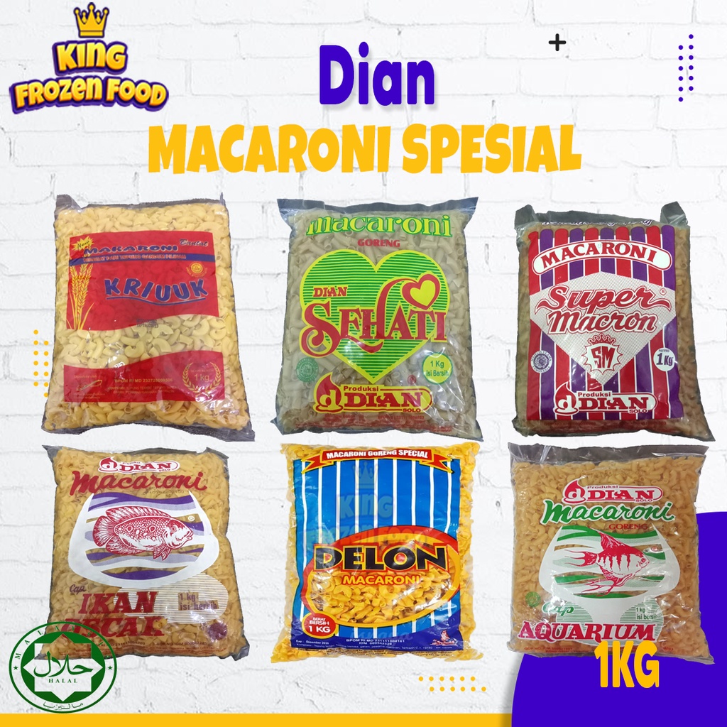 Makaroni Super Murah Mentah Bantat Dian 1kg