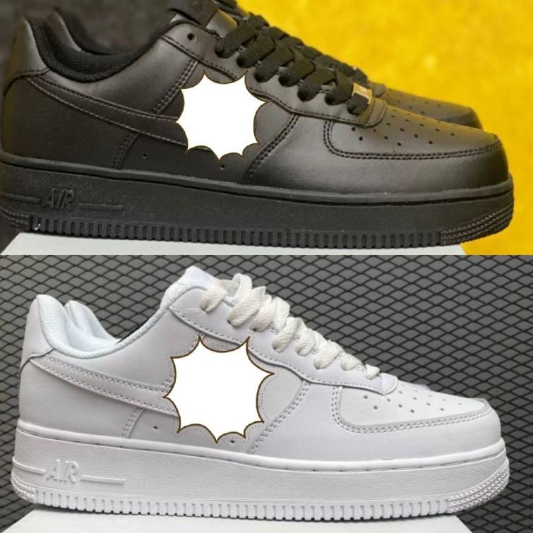 MENARIK SEPATU MAN AND LADIES FULL WHITE IMPORT VIETNAM QUALITY. SNEAKERS PUTIH POLOS DAN HITAM POLO