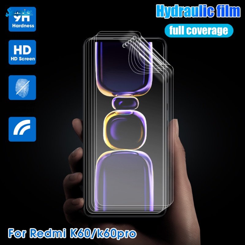 Full Cover Soft TPU Scratch-Proof Hydrogel Film Auto Repair Bubble-free Front Screen Protector For Xiaomi Redmi K60 / K60 Pro / K60E