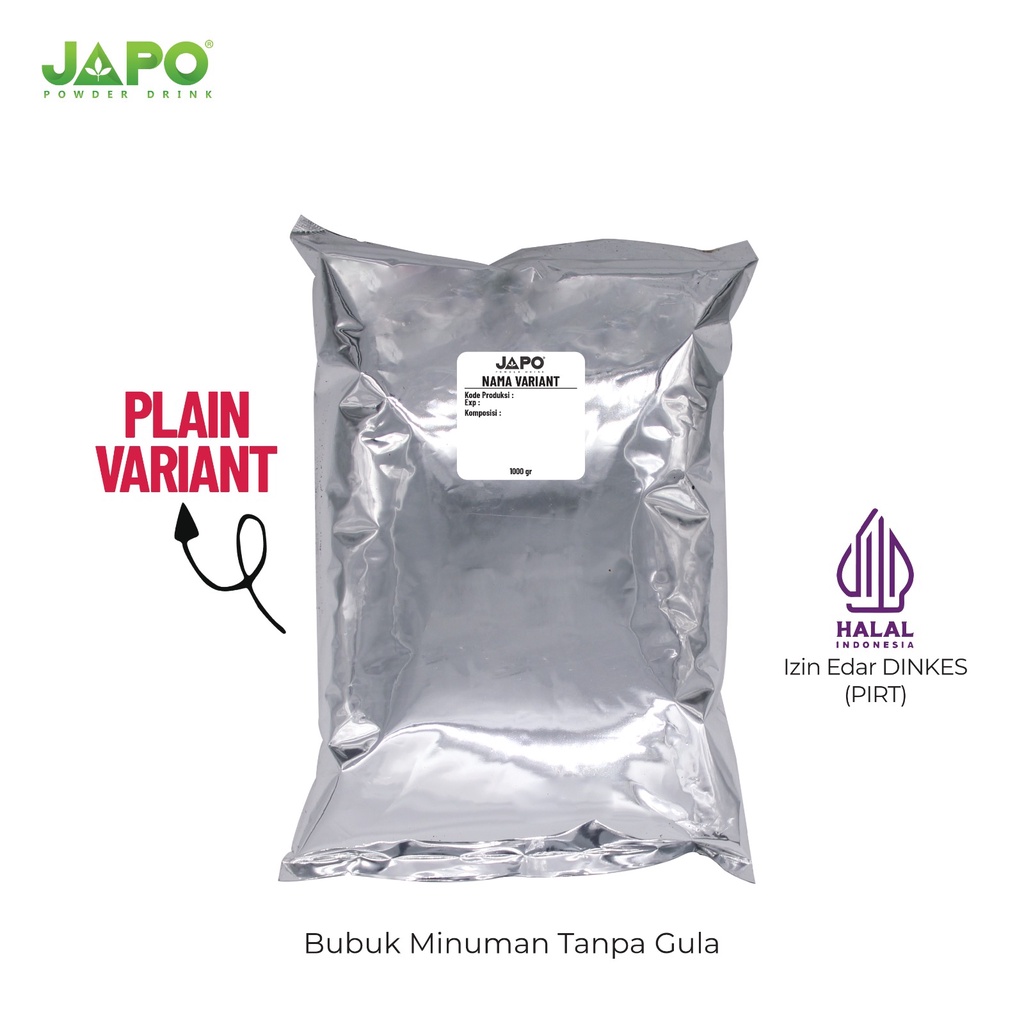 

JAPO Bubuk Minuman Lychee Plain 1 Kg