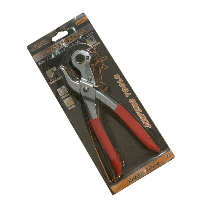 

Pemotong Hole Puncher Tang Plong Pembuat Lubang Pembolong Sabuk Kulit 9 Inch