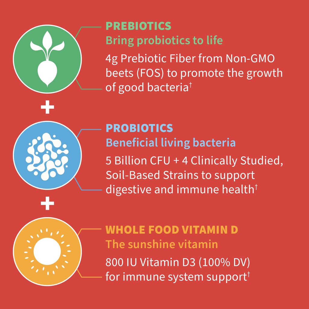 Garden of Life, Probiotics Probiotik, Primal Defense, Organic Vitamin Pencernaan Probiotik