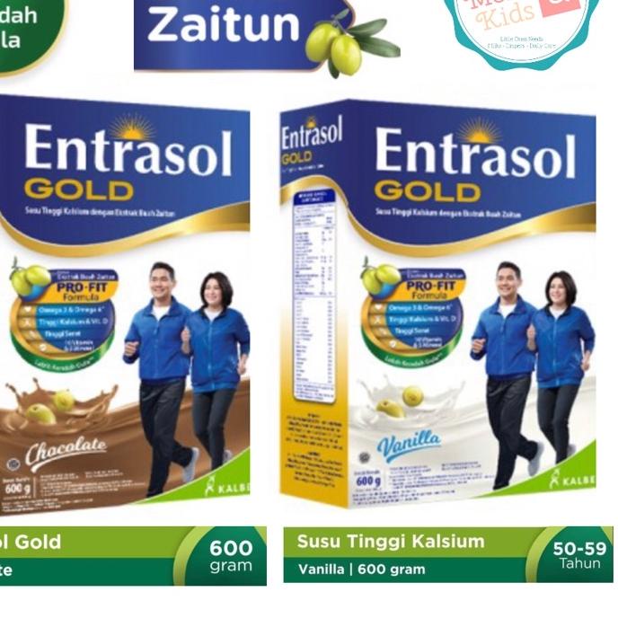 

❇ Entrasol Gold Vanila & Coklat 600 gram ♟