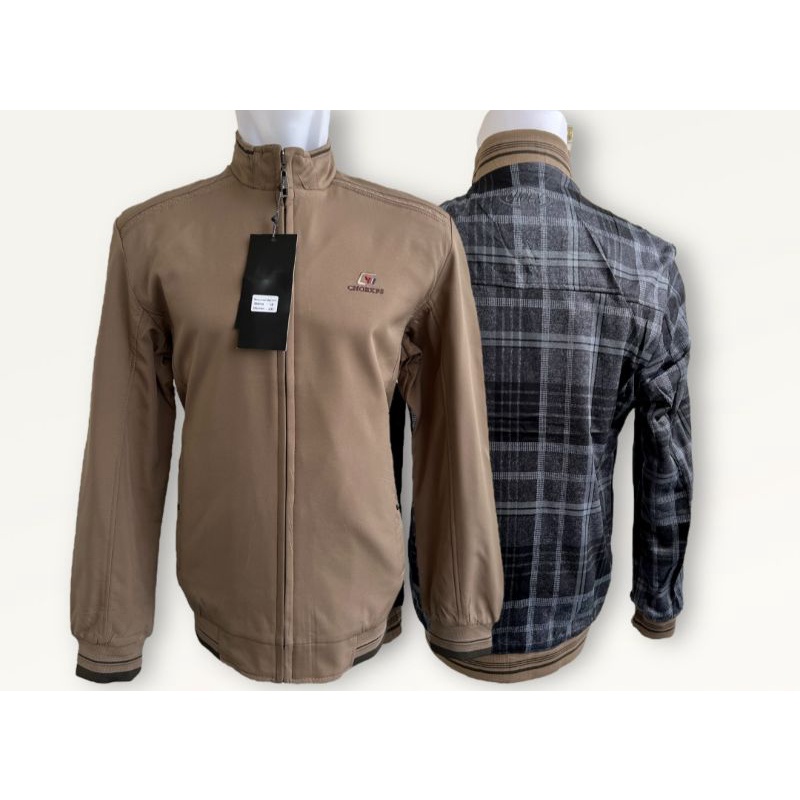 CHOEX/JAKET BOMBER/ JAKET NEW BISA BOLAK BALIK / JAKET PRIA WANITA