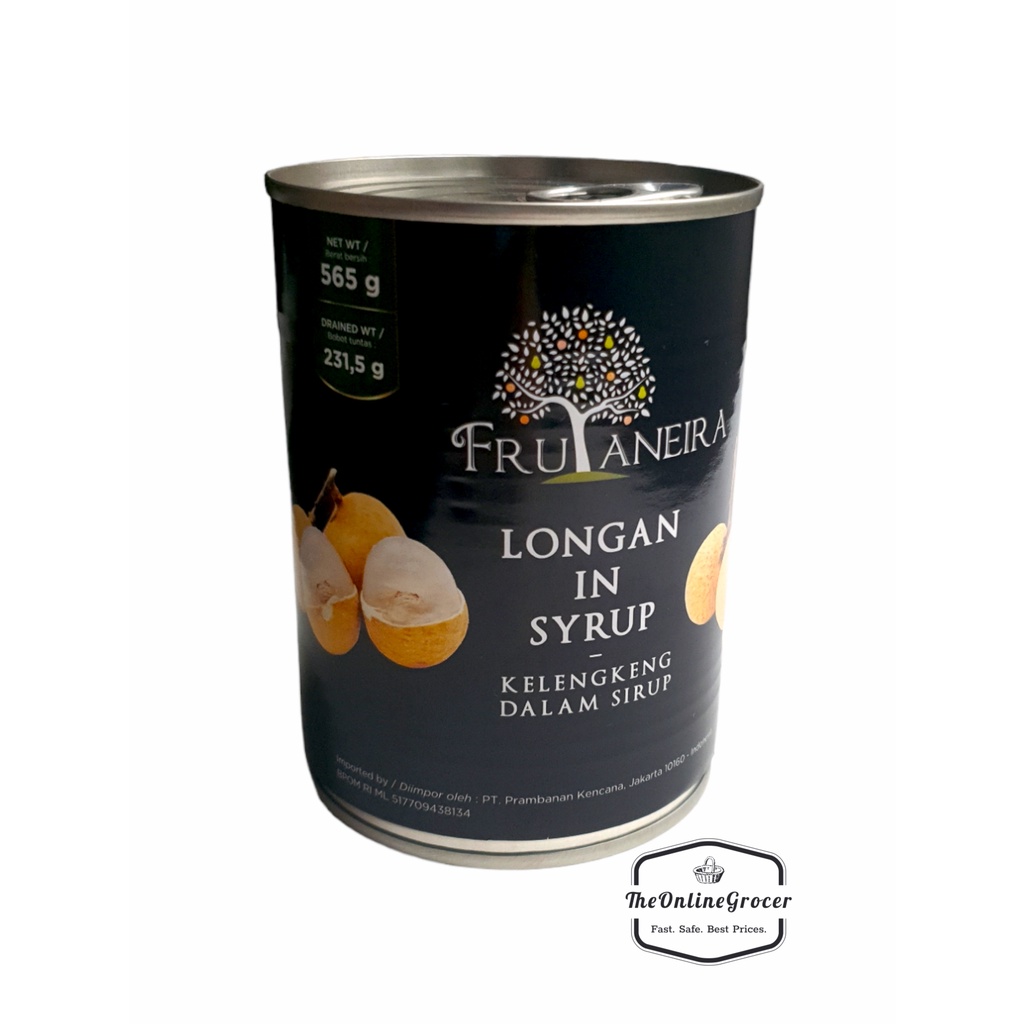 Frutaneira Longan in Syrup 565 gram - Kelengkeng Kaleng