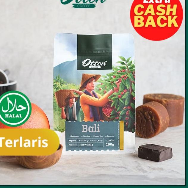 

❀ Otten Coffee Bali Kintamani 200g Kopi Arabica - Biji Kopi ™
