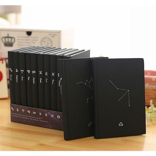 

Notebook Diary A5 Hard Cover Zodiac Catatan A5 Garis Buku Tulis - 8579