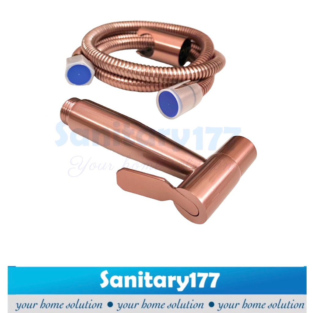 Jet Shower STAINLESS 304 Rose Gold RG21-Semprotan kloset washer Shower bidet toilet rosegold closet cebok washer spray/D27