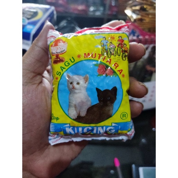 

Sagu Mutiara Cap Kucing 100gr