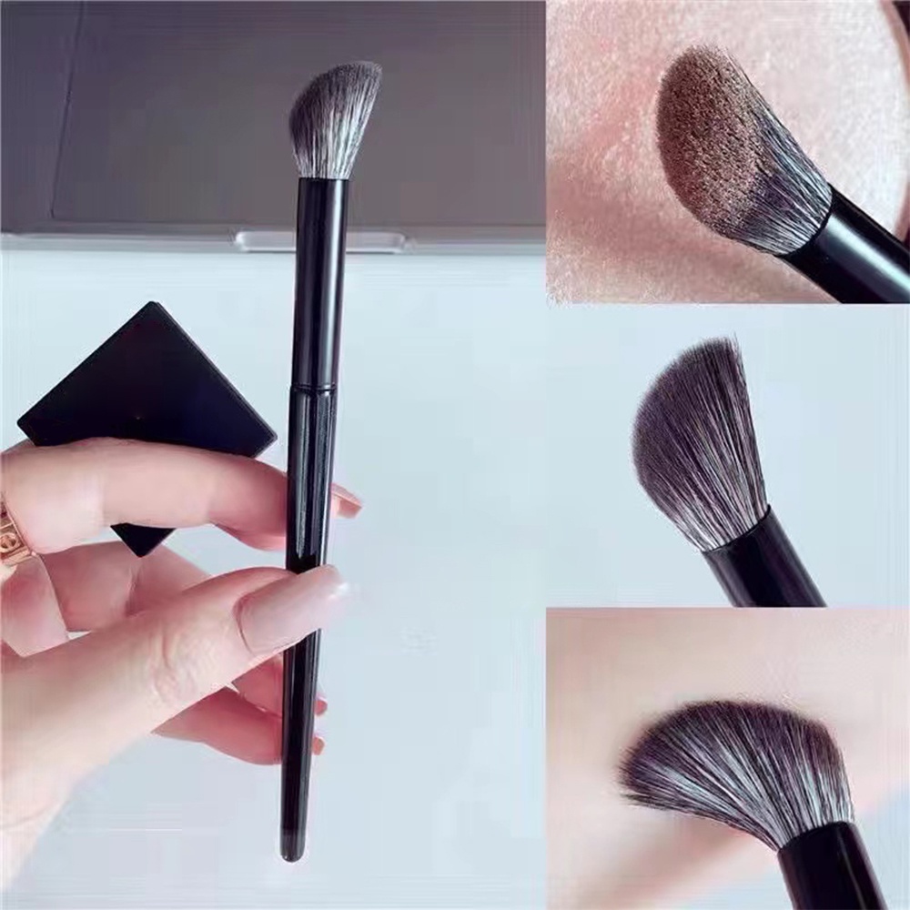 Foundation Multifungsi Stabilo Aplikator Brush Ujung Jari Fiber Bulu Halus Brush Kepala Hidung Concealer Brush Alat Kecantikan Wajah Wanita