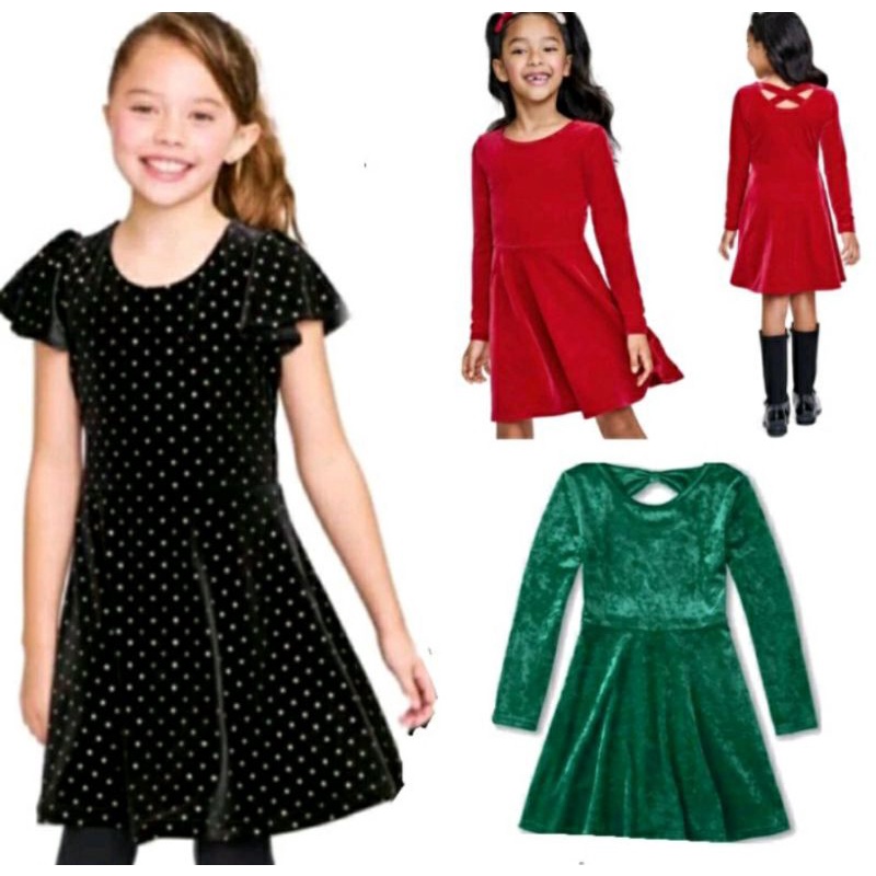 DRESS ANAK VELVET BULUDRU PLACE