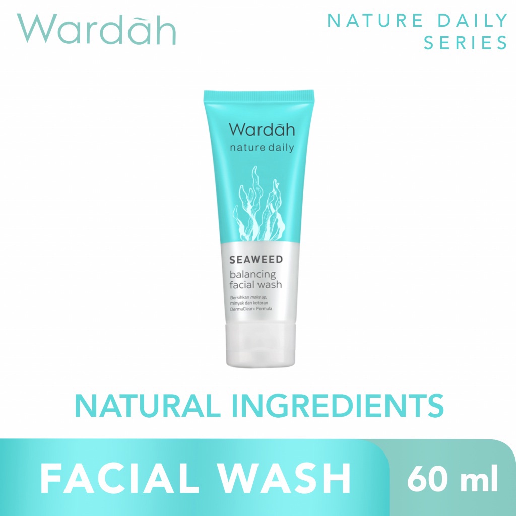 [60ml] Wardah Seaweed Balancing Facial Wash